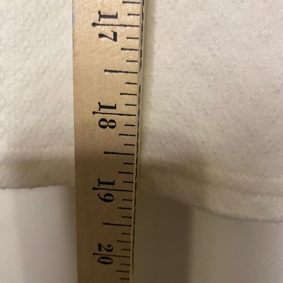 Madewell White Crop V Neck Sleevless Blouse Top Shirt Size Medium Boxy Dressy - Picture 8 of 12